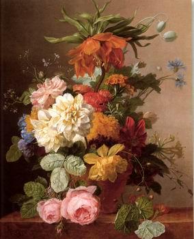 unknow artist Floral, beautiful classical still life of flowers.088 France oil painting art